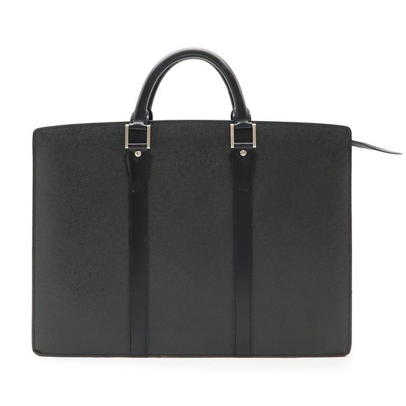Louis Vuitton Taiga Porte Clement Rosean Business Bag Briefcase Ardoise Black - Picture 1 of 9